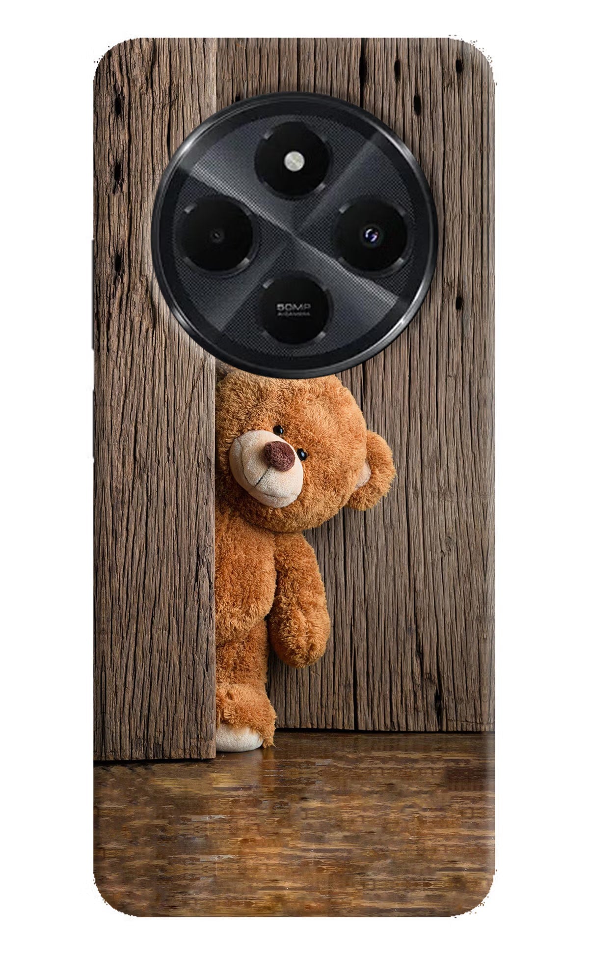 Teddy Wooden Redmi 14C 5G Back Cover