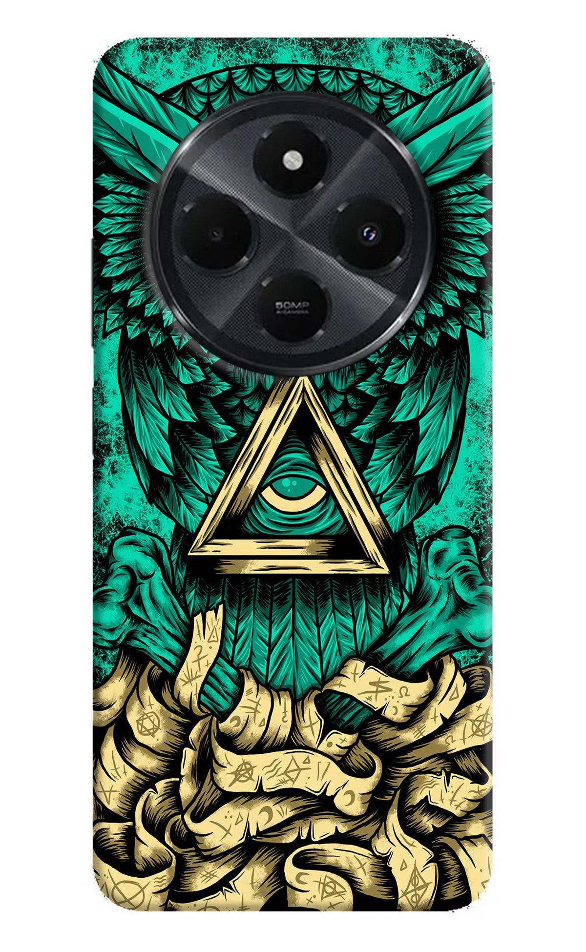 Green Owl Redmi 14C 5G Back Cover