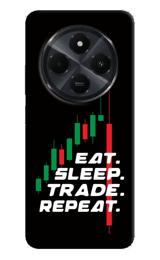 Eat Sleep Trade Repeat Redmi 14C 5G Back Cover