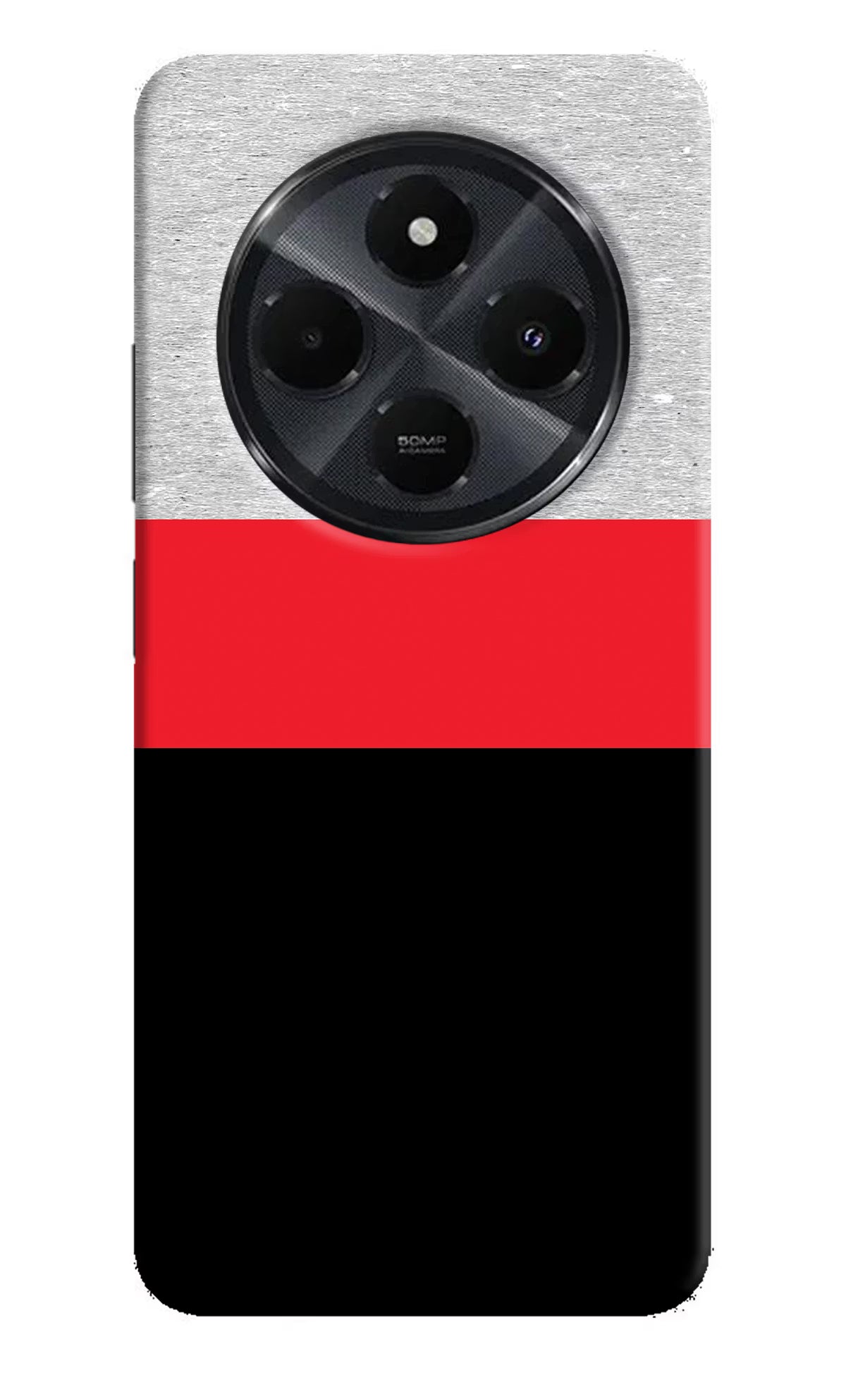 Tri Color Pattern Redmi 14C 5G Back Cover