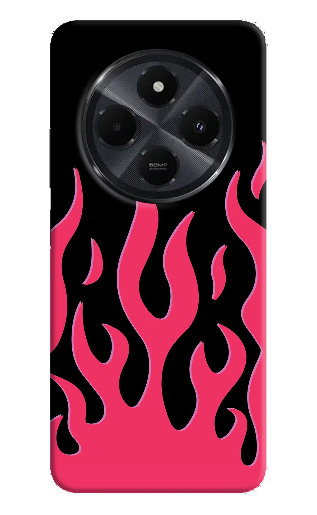 Fire Flames Redmi 14C 5G Back Cover