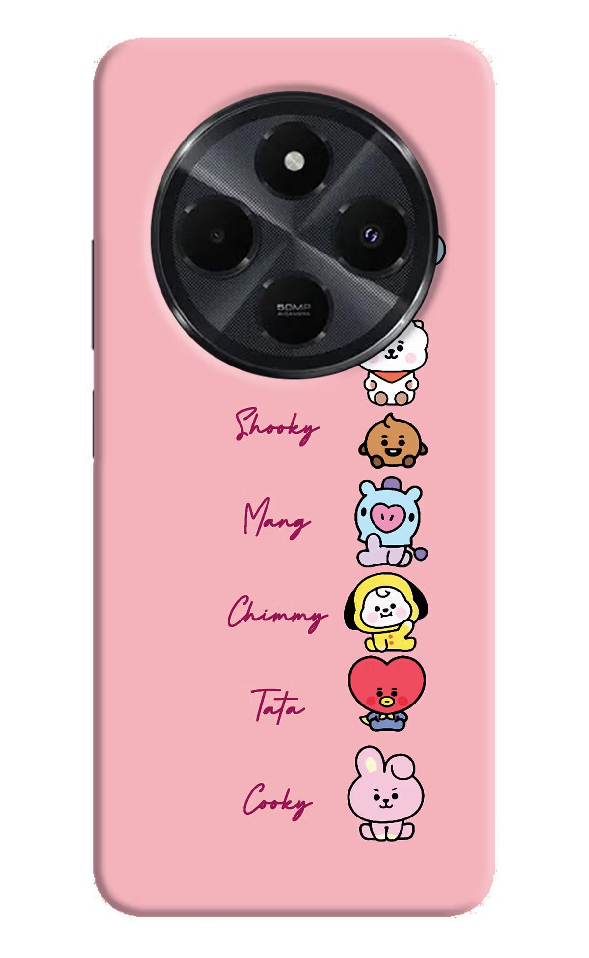 BTS names Redmi 14C 5G Back Cover