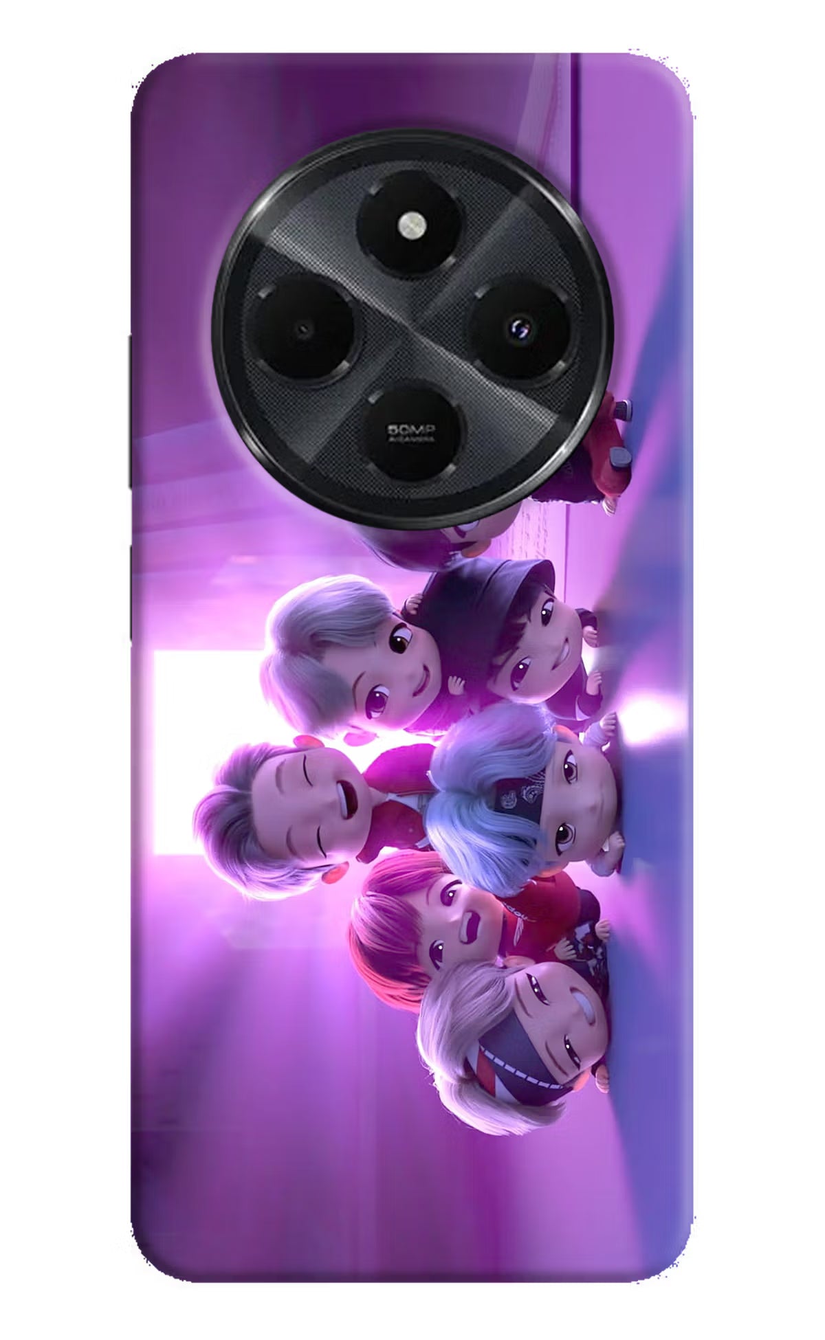 BTS Chibi Redmi 14C 5G Back Cover