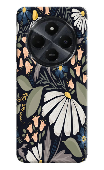Flowers Art Redmi 14C 5G Back Cover