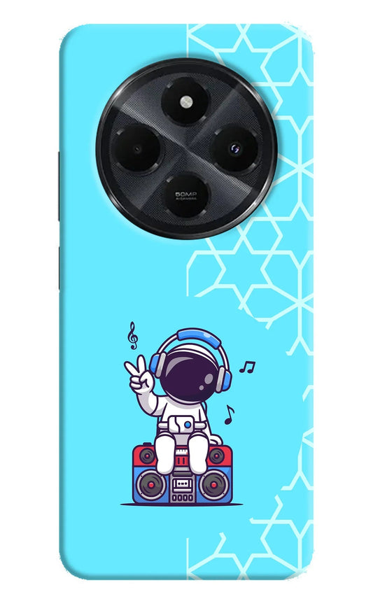 Cute Astronaut Chilling Redmi 14C 5G Back Cover