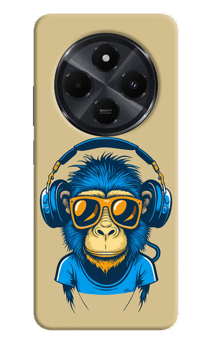 Monkey Headphone Redmi 14C 5G Back Cover