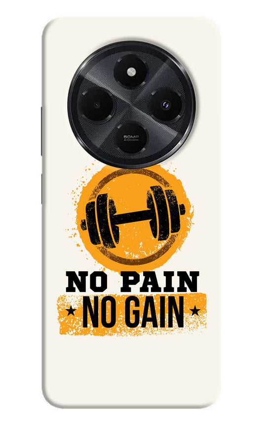 No Pain No Gain Redmi 14C 5G Back Cover