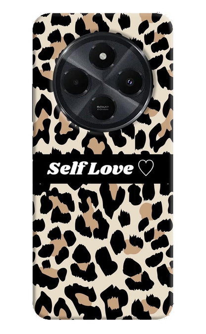 Leopard Print Self Love Redmi 14C 5G Back Cover