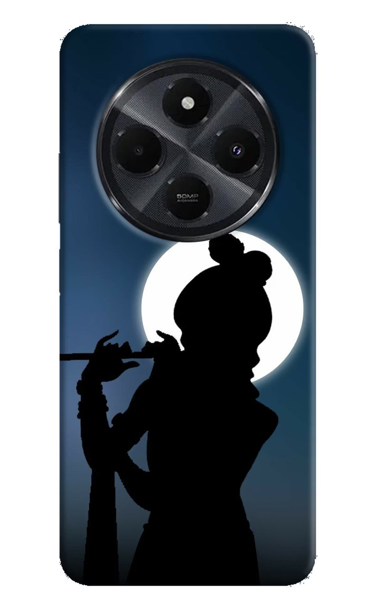 Shri Krishna Silhouette Redmi 14C 5G Back Cover