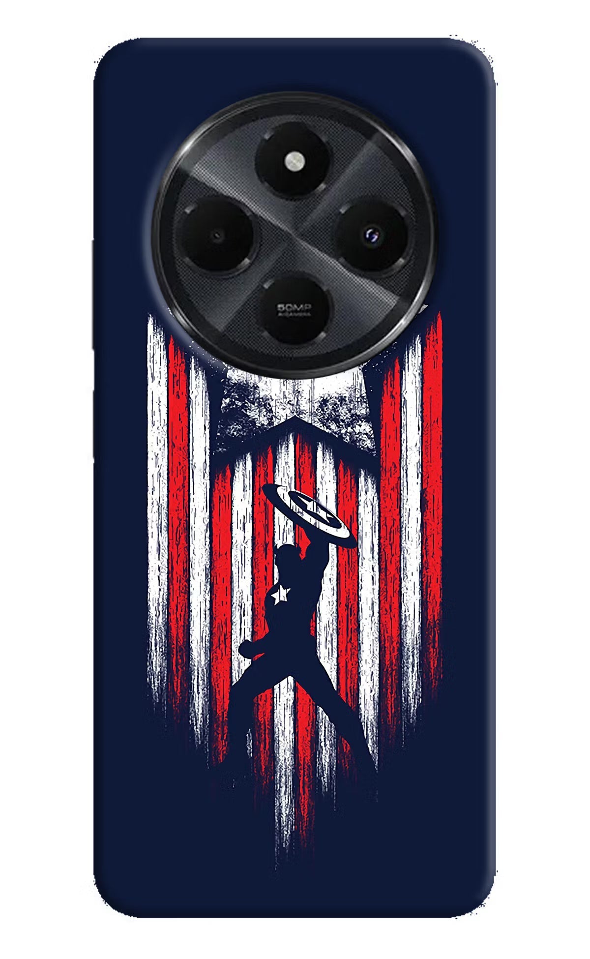 Captain America Marvel Art Redmi 14C 5G Back Cover