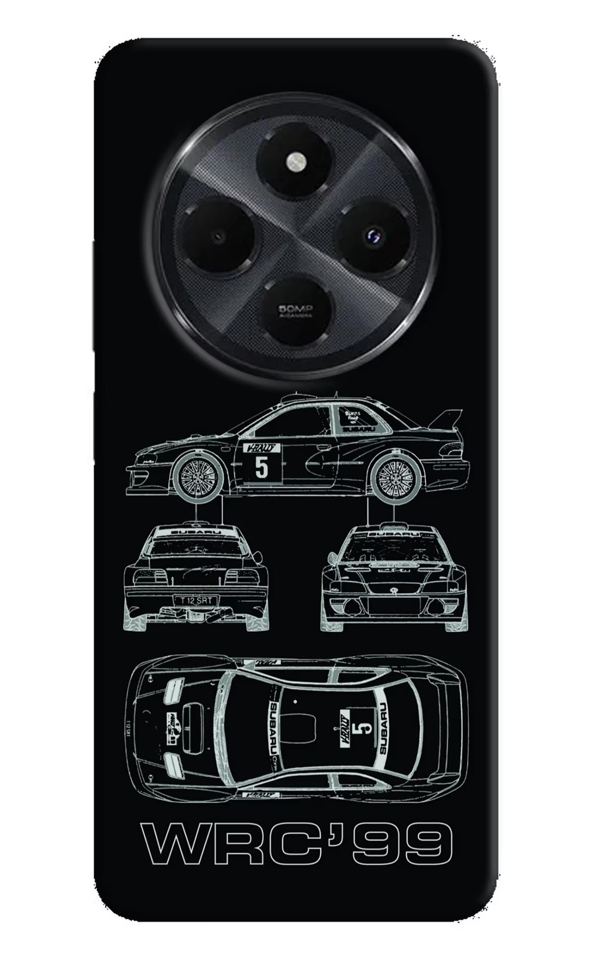WRC'99 Redmi 14C 5G Back Cover