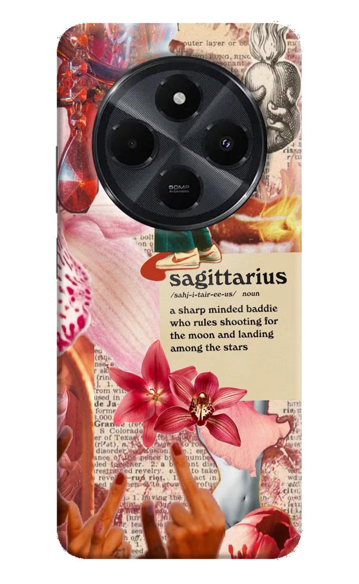 Sagittarius Zodiac Redmi 14C 5G Back Cover