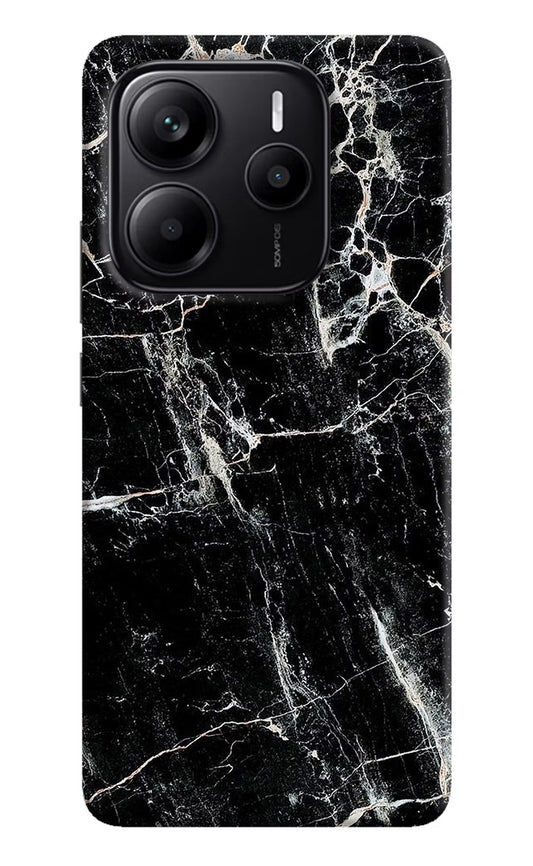 Black Marble Texture Redmi Note 14 5G Back Cover