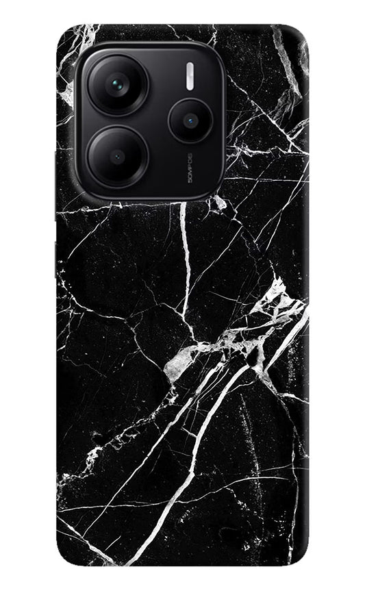 Black Marble Pattern Redmi Note 14 5G Back Cover