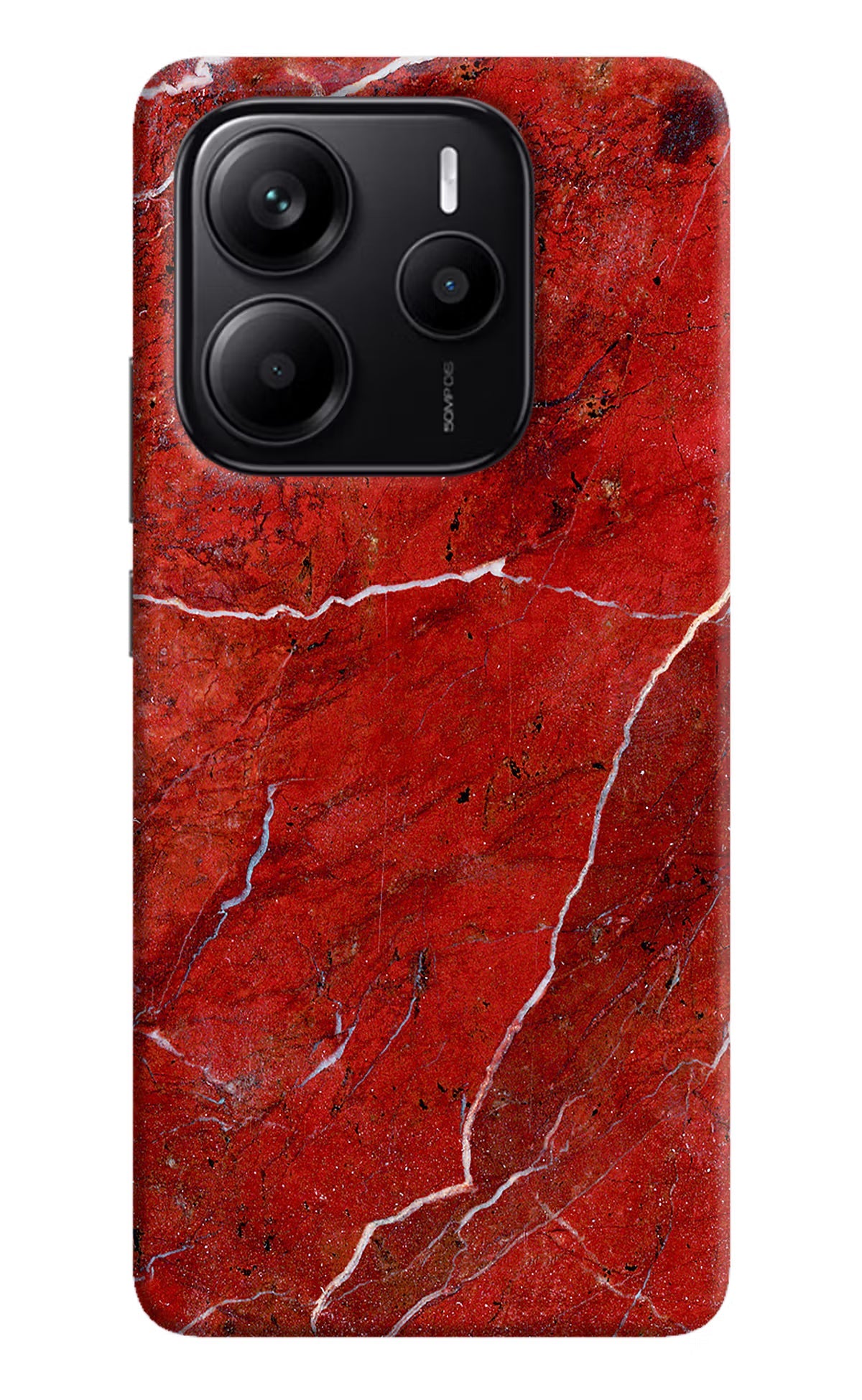 Red Marble Design Redmi Note 14 5G Back Cover