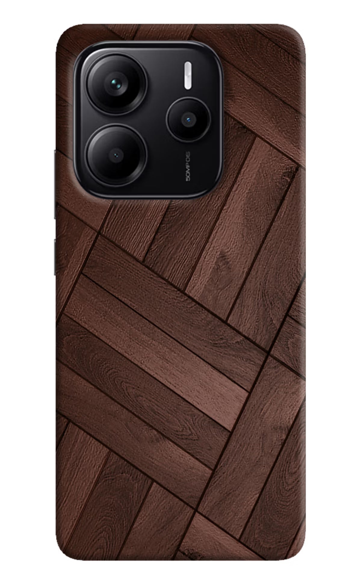Wooden Texture Design Redmi Note 14 5G Back Cover