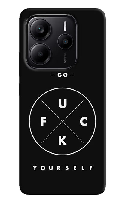 Go Fuck Yourself Redmi Note 14 5G Back Cover