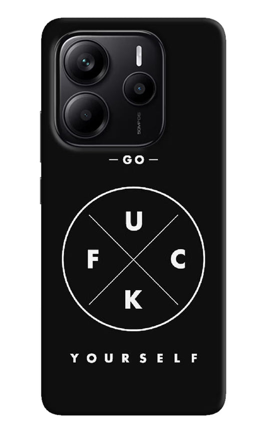 Go Fuck Yourself Redmi Note 14 5G Back Cover