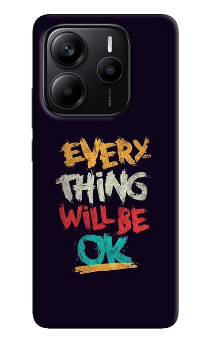 Everything Will Be Ok Redmi Note 14 5G Back Cover