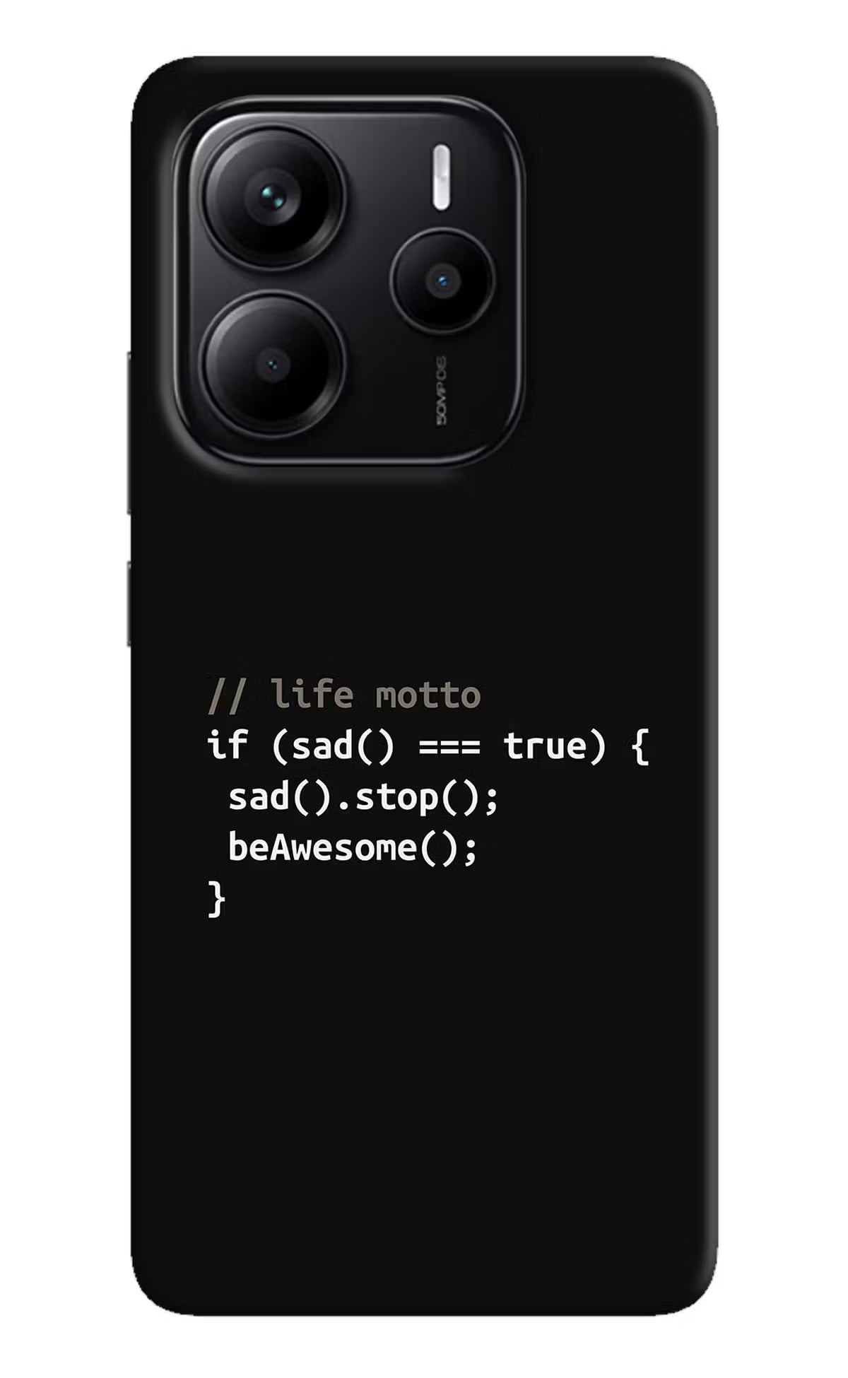 Life Motto Code Redmi Note 14 5G Back Cover