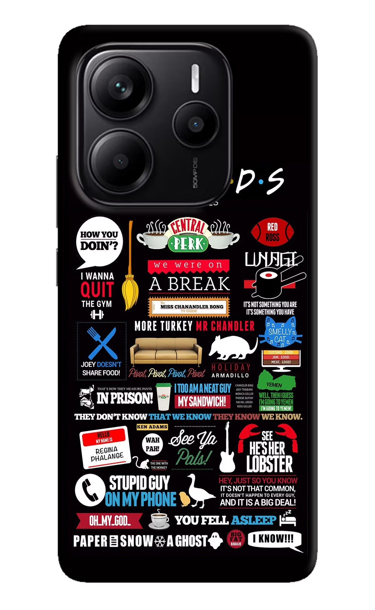 FRIENDS Redmi Note 14 5G Back Cover