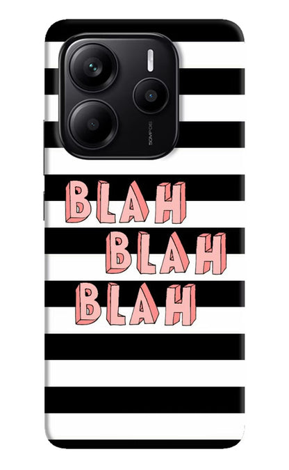 Blah Blah Blah Redmi Note 14 5G Back Cover