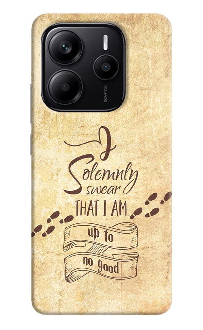 I Solemnly swear that i up to no good Redmi Note 14 5G Back Cover