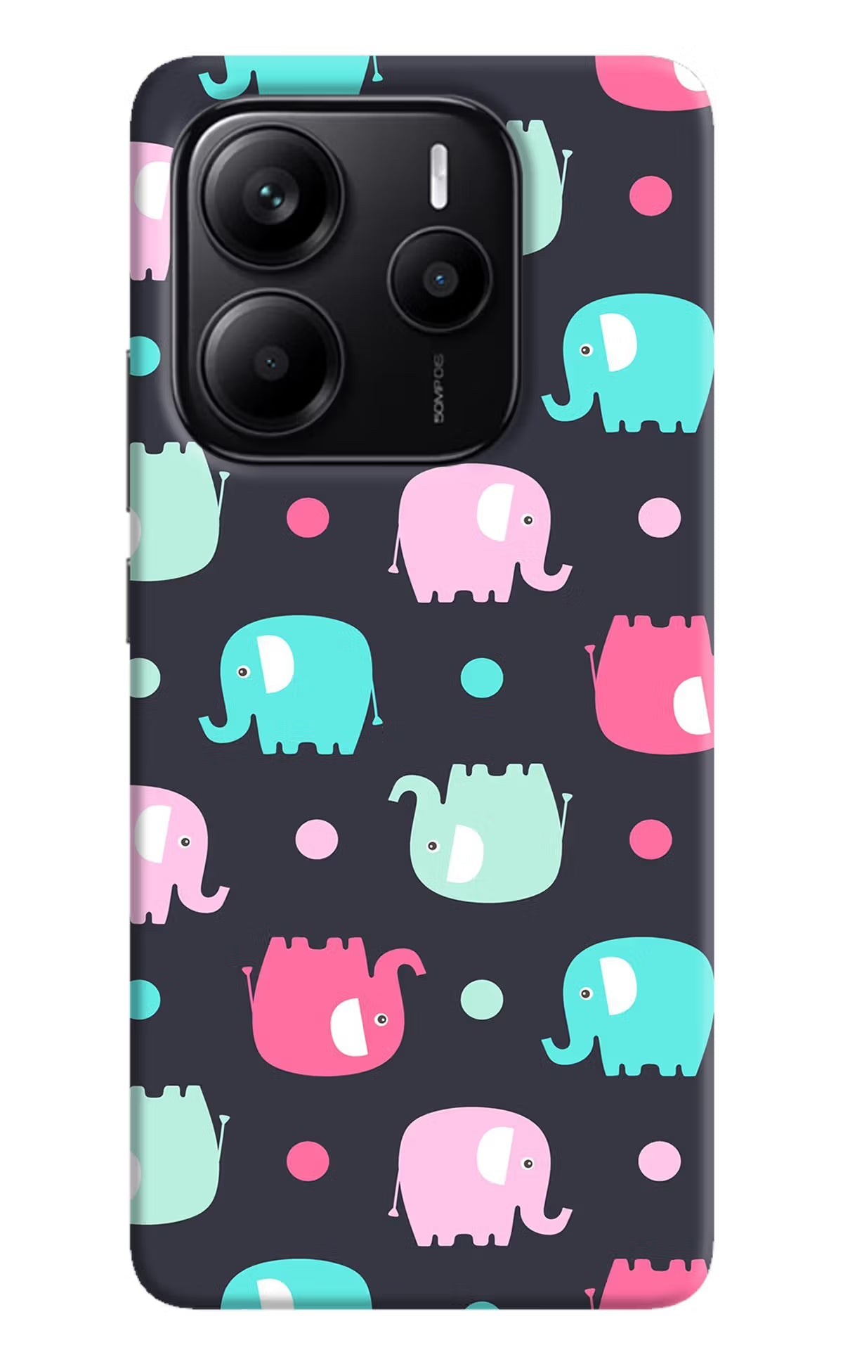 Elephants Redmi Note 14 5G Back Cover