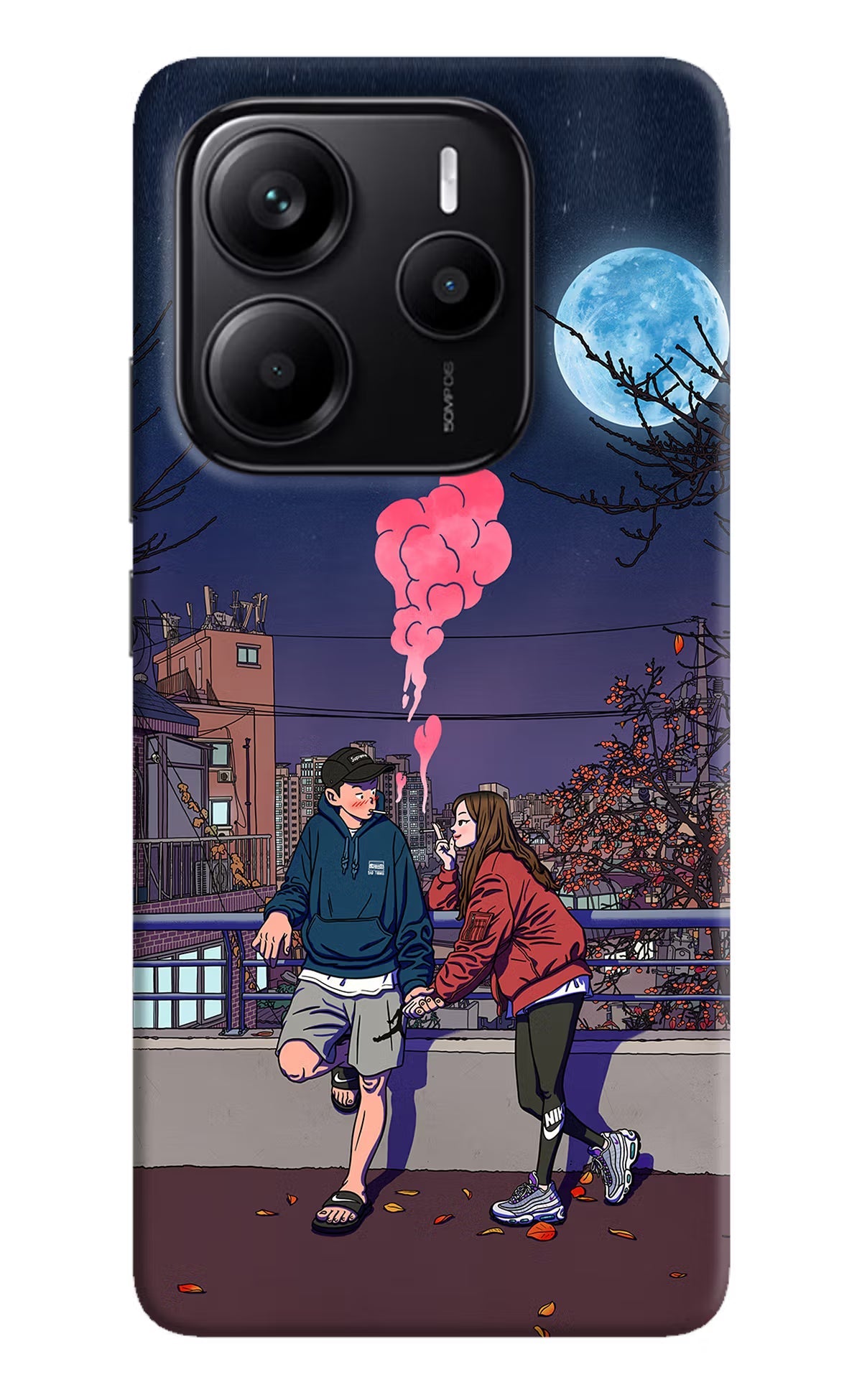 Chilling Couple Redmi Note 14 5G Back Cover