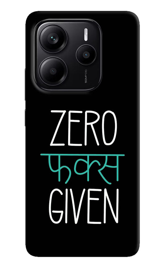 Zero Fucks Given Redmi Note 14 5G Back Cover
