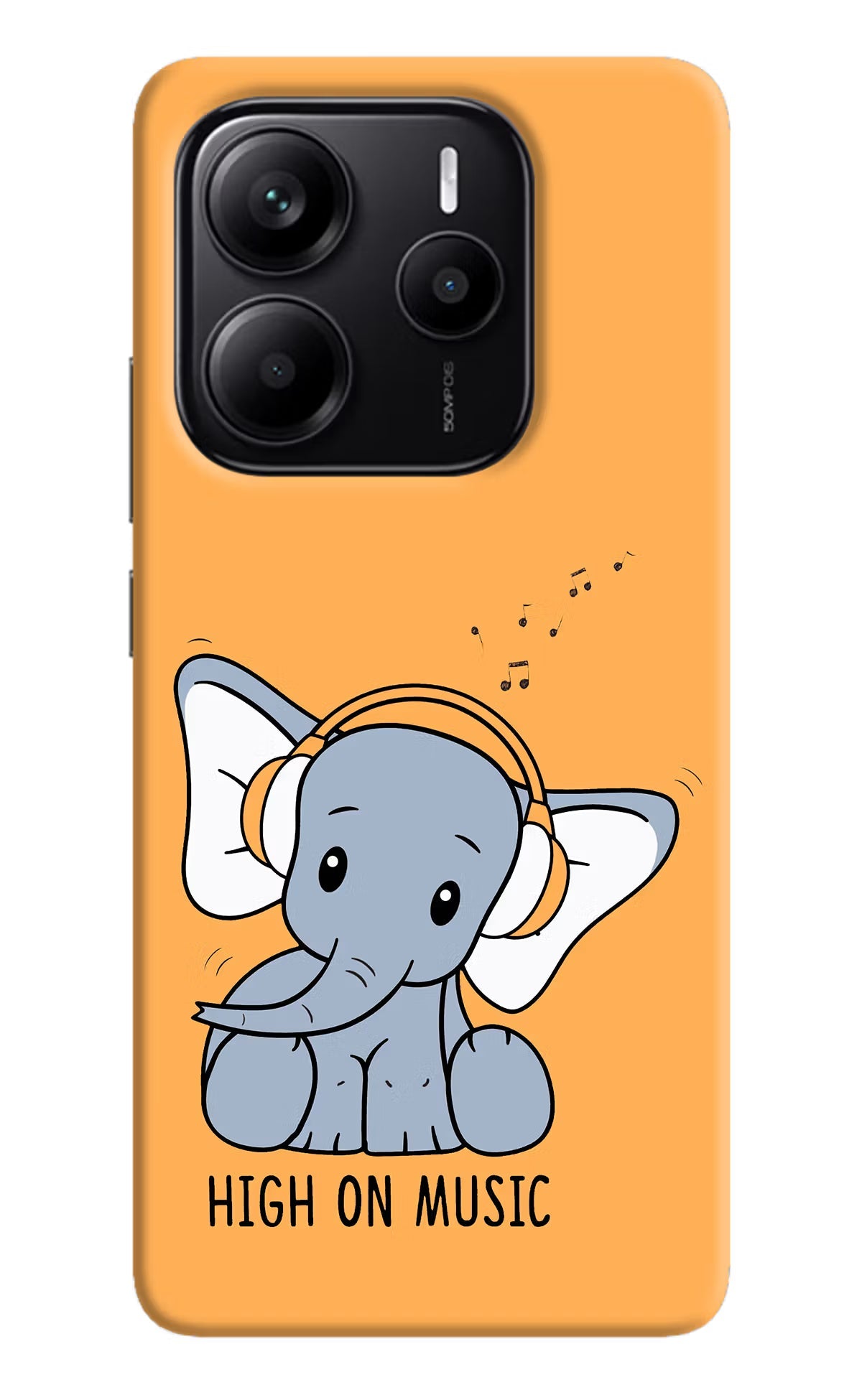 High On Music Redmi Note 14 5G Back Cover