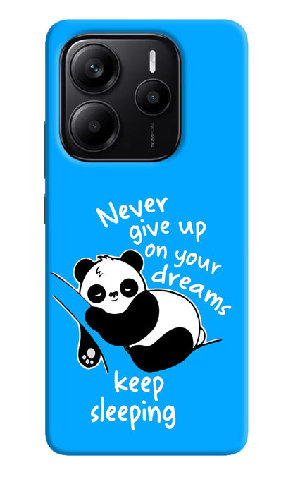 Keep Sleeping Redmi Note 14 5G Back Cover