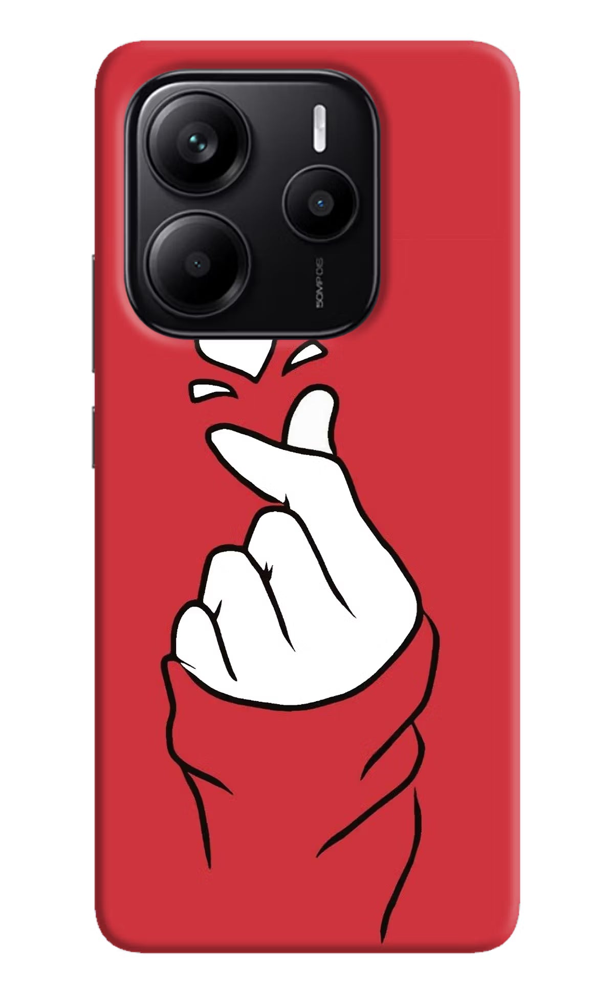 Korean Love Sign Redmi Note 14 5G Back Cover