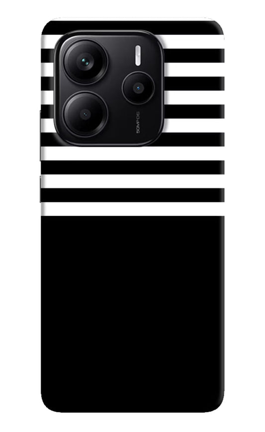 Black and White Print Redmi Note 14 5G Back Cover