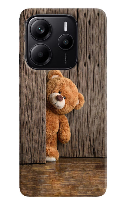 Teddy Wooden Redmi Note 14 5G Back Cover