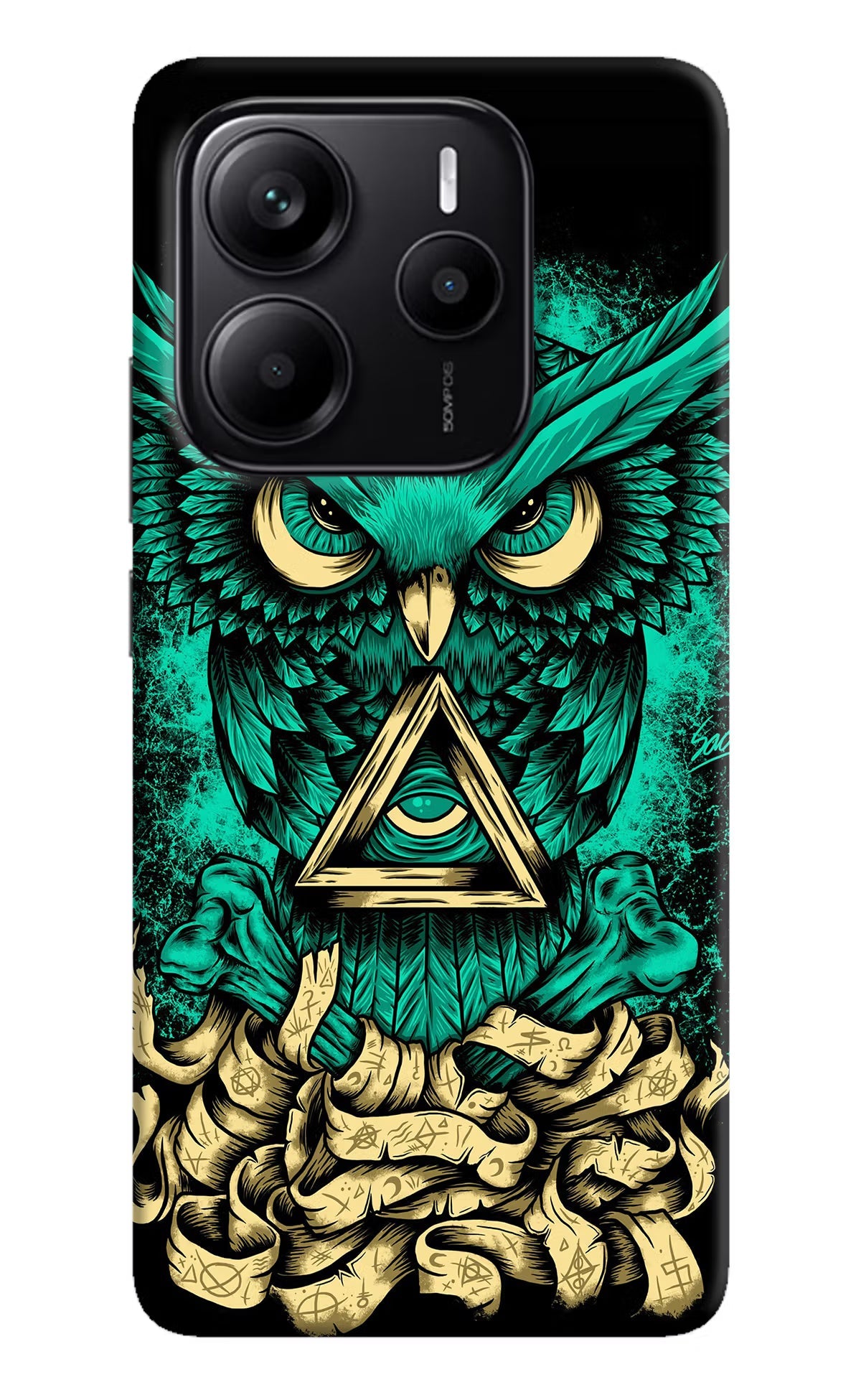 Green Owl Redmi Note 14 5G Back Cover