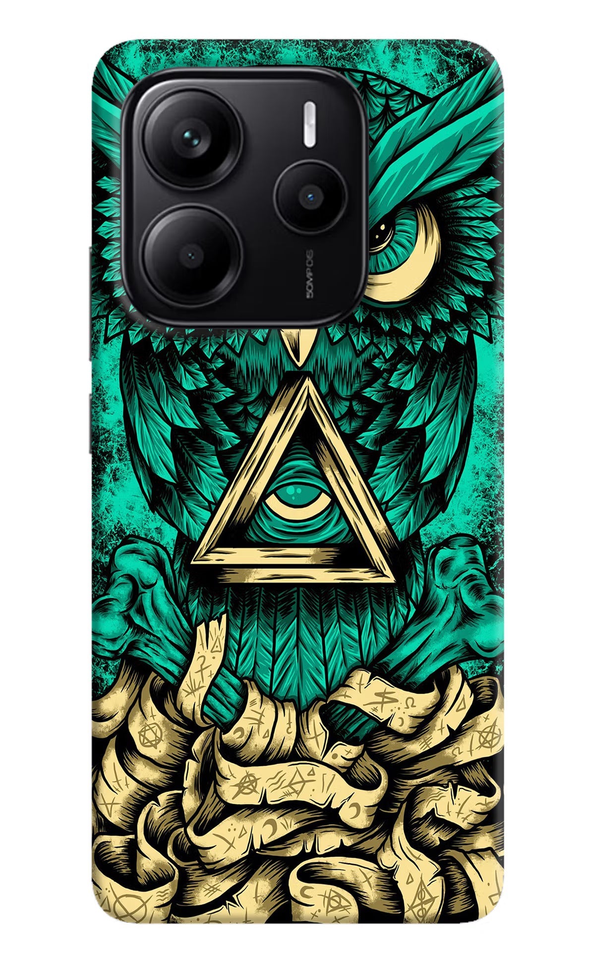 Green Owl Redmi Note 14 5G Back Cover