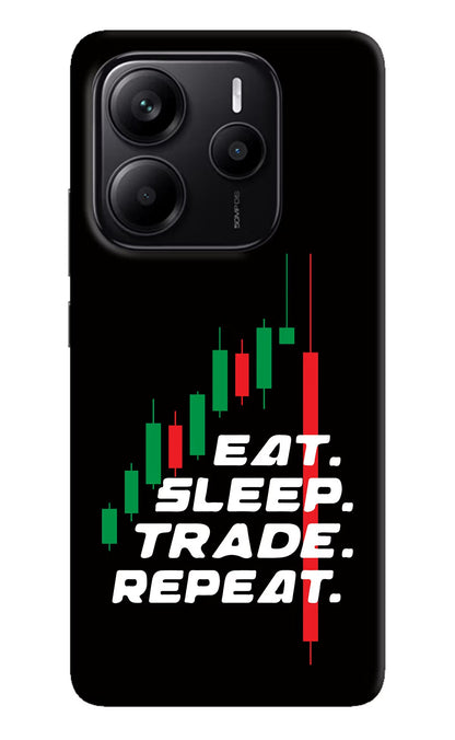 Eat Sleep Trade Repeat Redmi Note 14 5G Back Cover