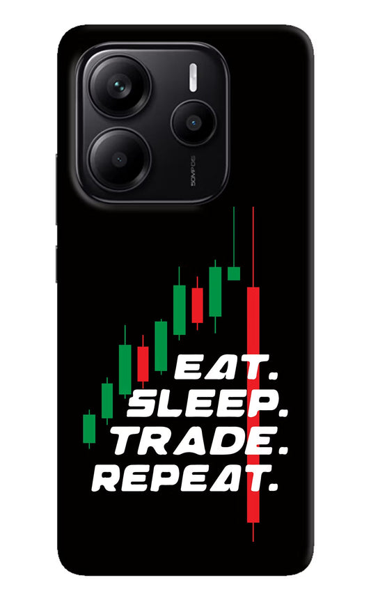 Eat Sleep Trade Repeat Redmi Note 14 5G Back Cover