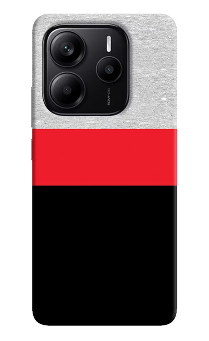 Tri Color Pattern Redmi Note 14 5G Back Cover