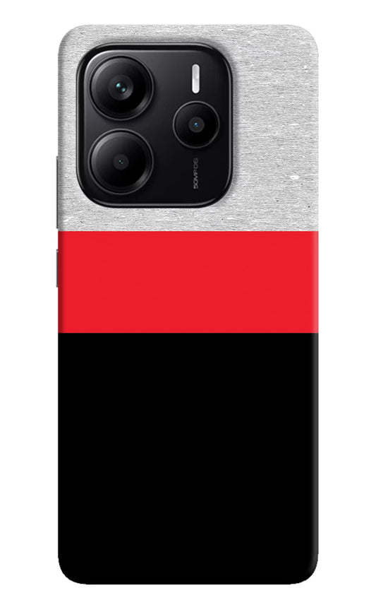 Tri Color Pattern Redmi Note 14 5G Back Cover