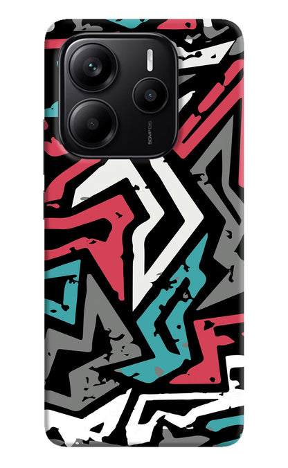 Geometric Graffiti Redmi Note 14 5G Back Cover
