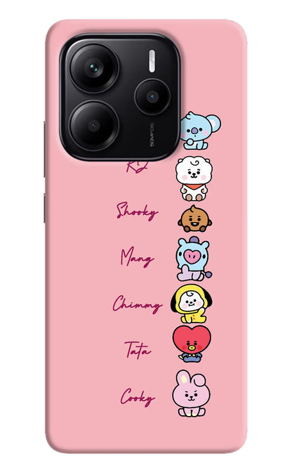 BTS names Redmi Note 14 5G Back Cover