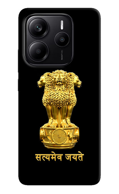 Satyamev Jayate Golden Redmi Note 14 5G Back Cover