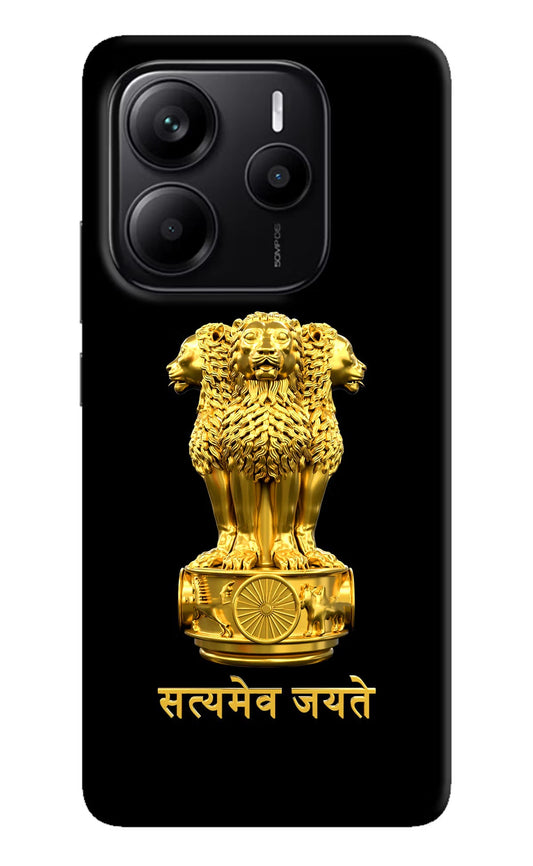 Satyamev Jayate Golden Redmi Note 14 5G Back Cover