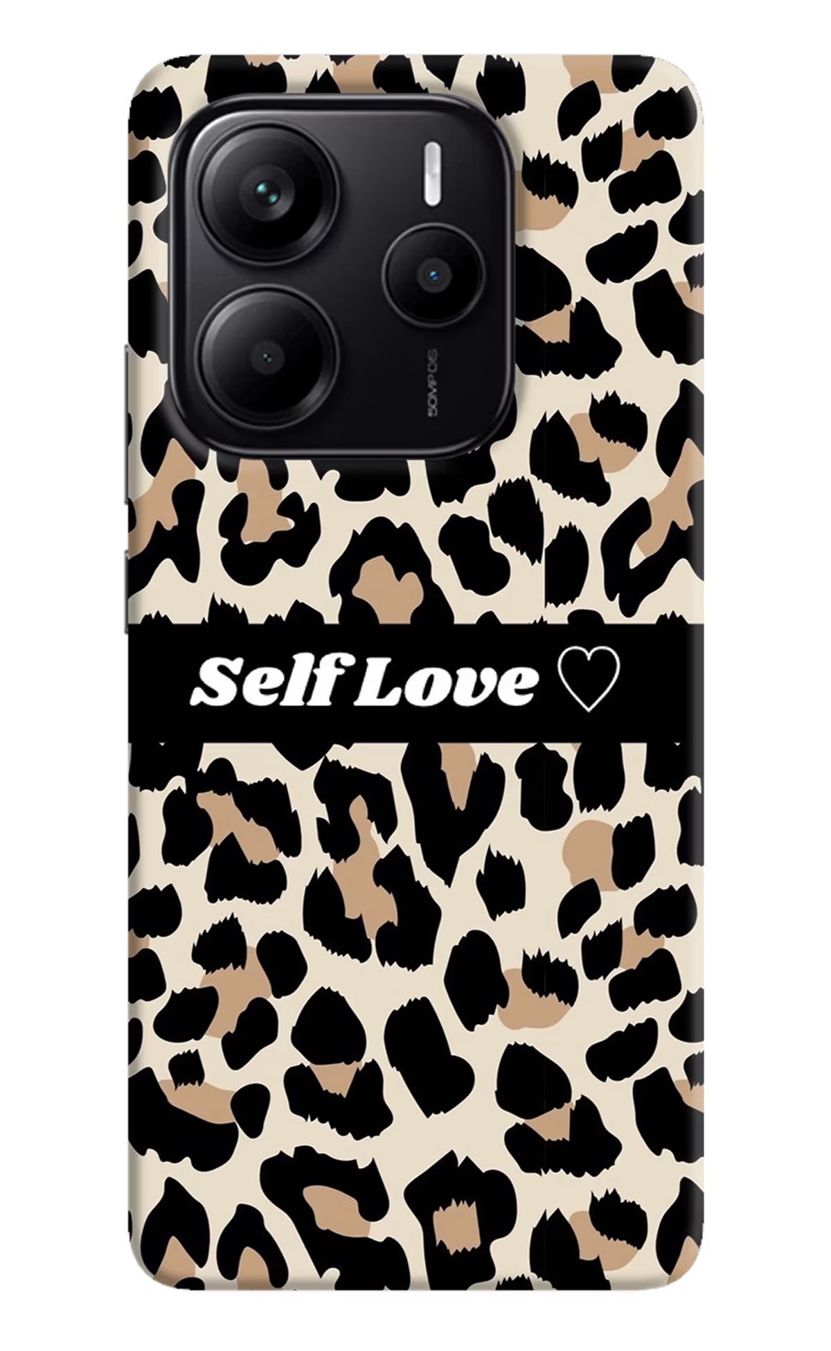 Leopard Print Self Love Redmi Note 14 5G Back Cover