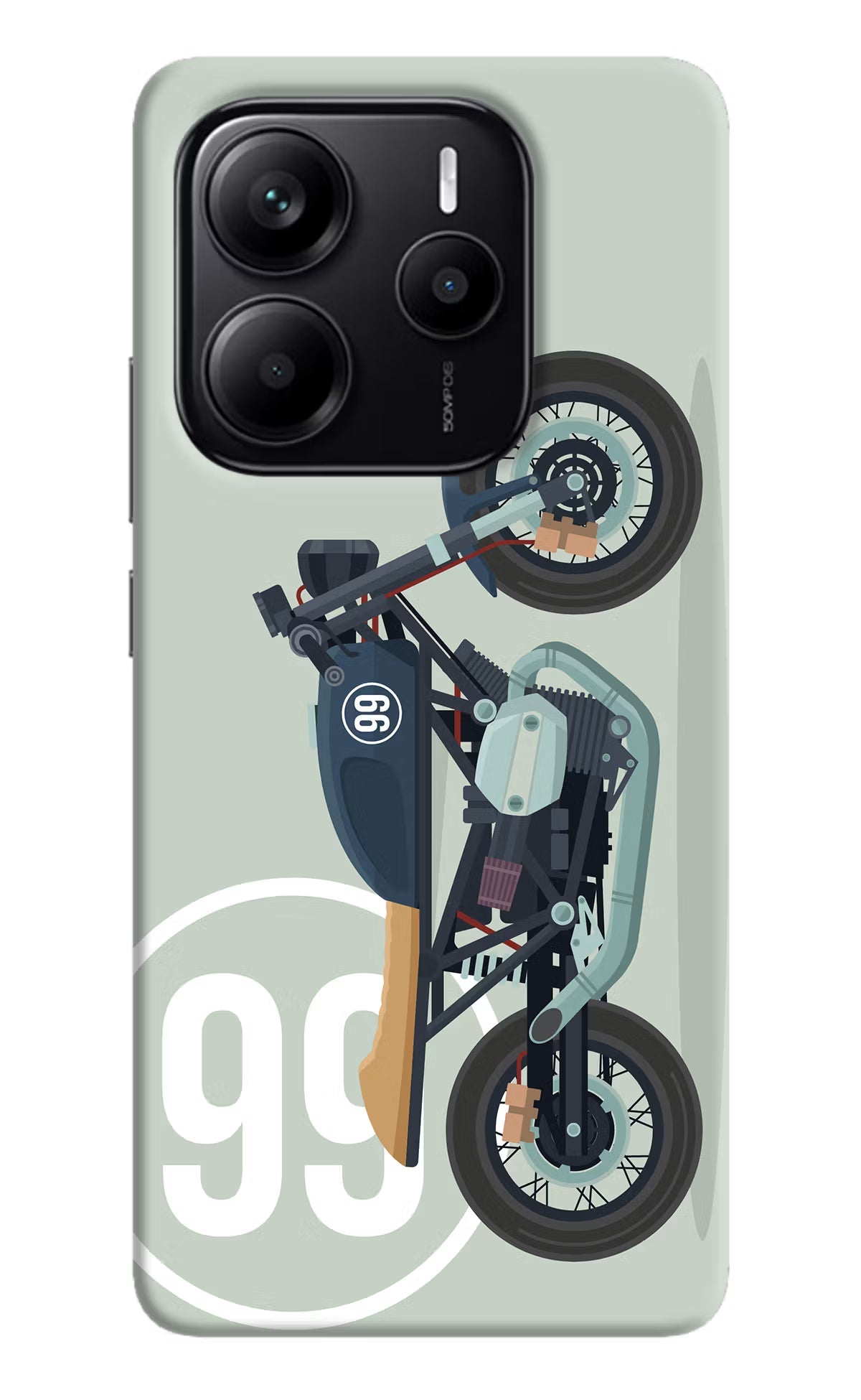 Classic Cafe Racer 99 Redmi Note 14 5G Back Cover
