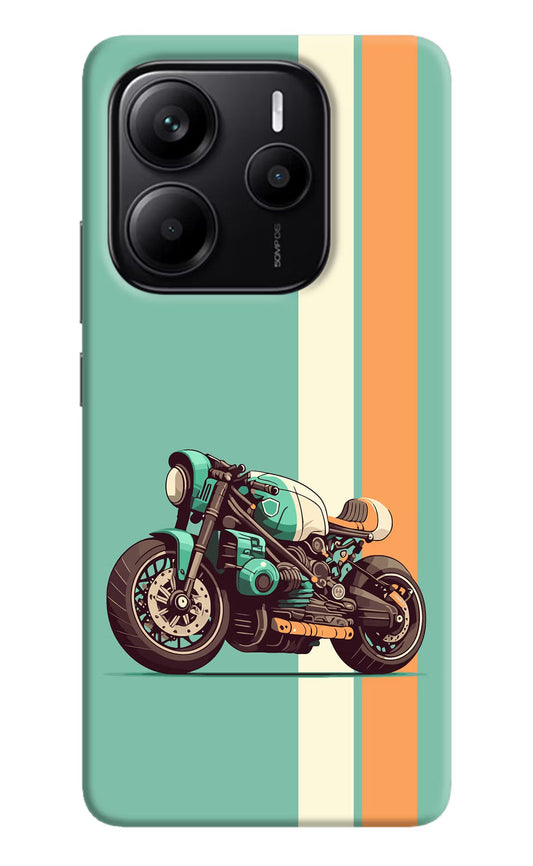 Striped Moto Drift Redmi Note 14 5G Back Cover