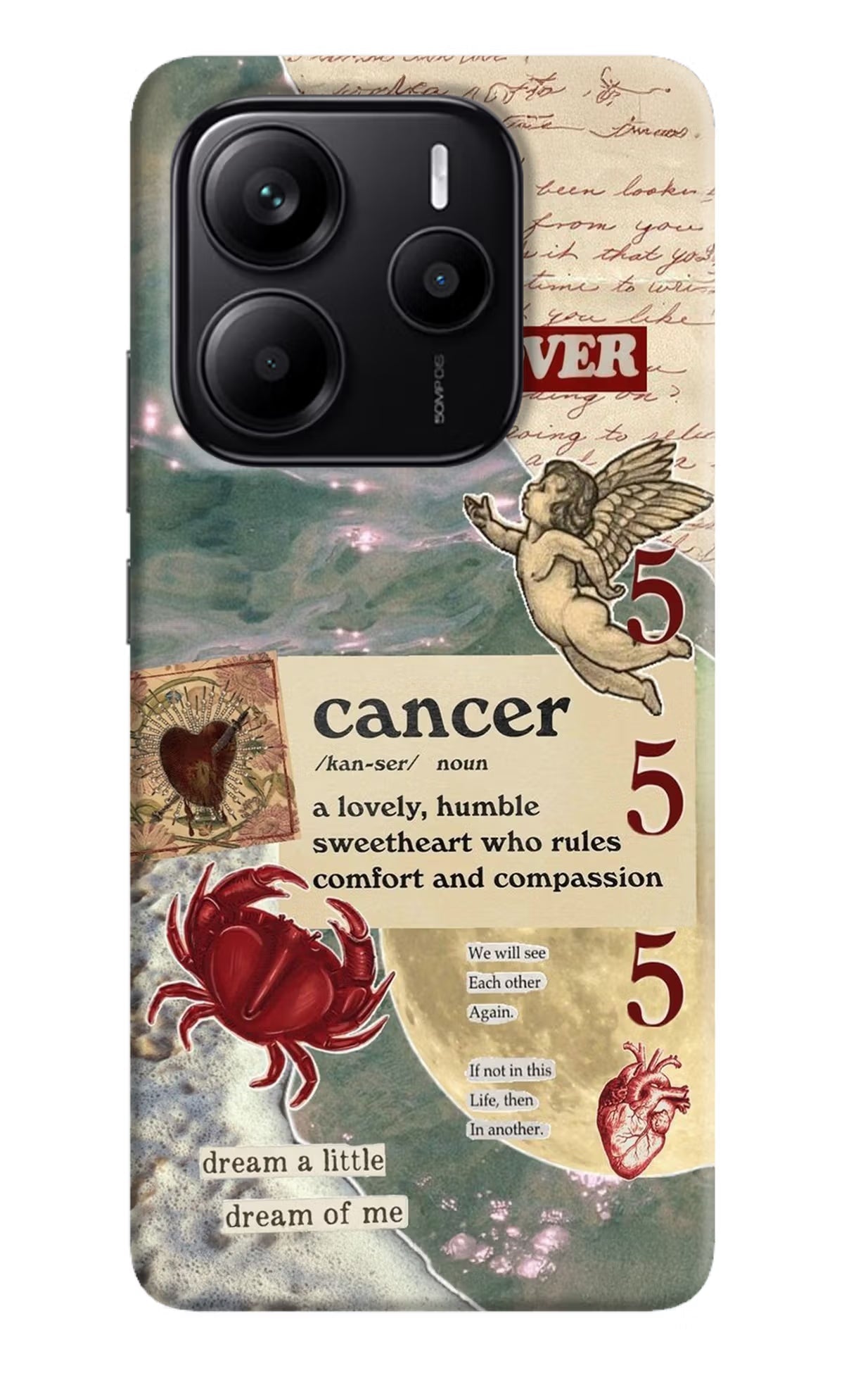 Cancer Zodiac Redmi Note 14 5G Back Cover