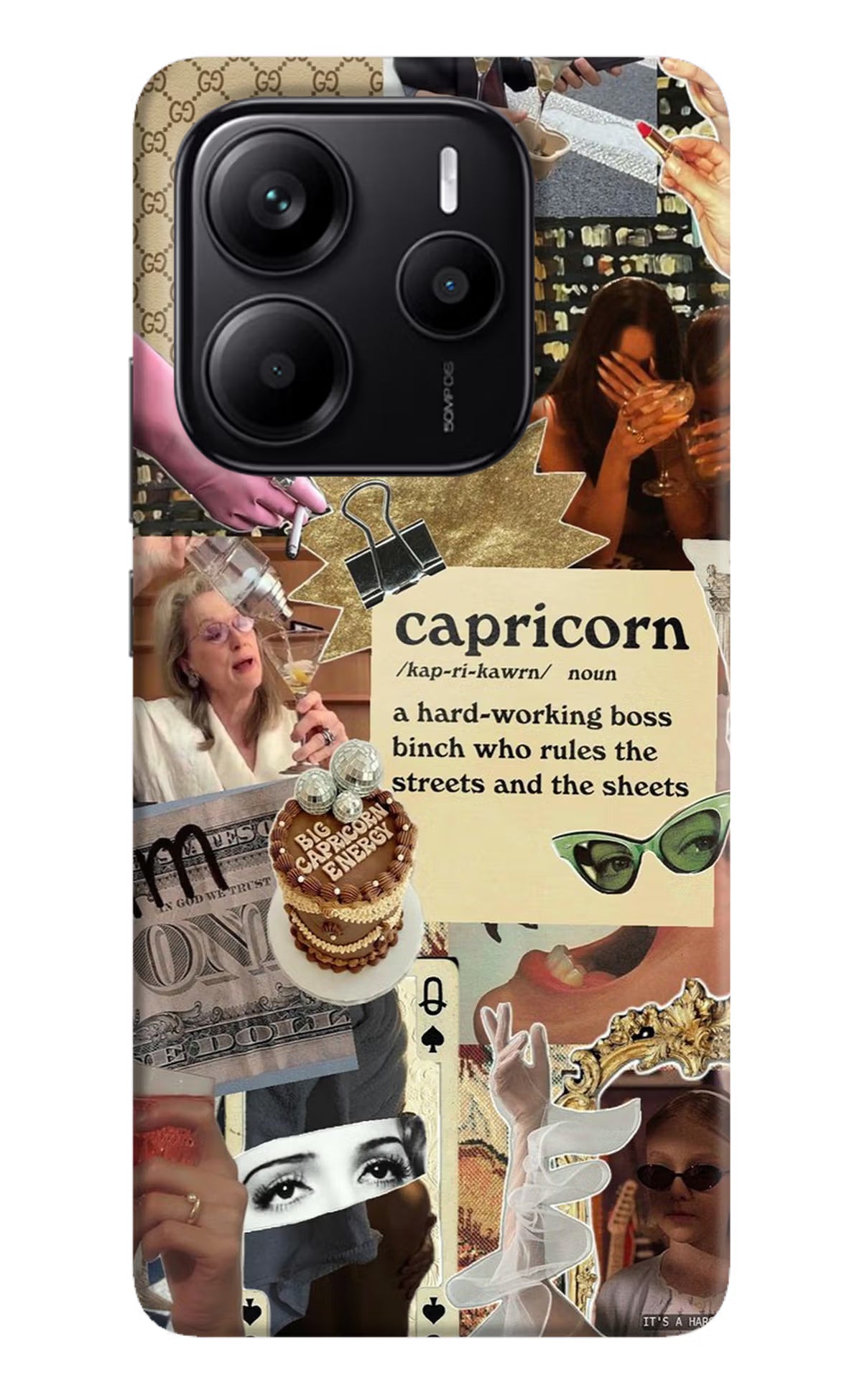 Capricorn Zodiac Redmi Note 14 5G Back Cover